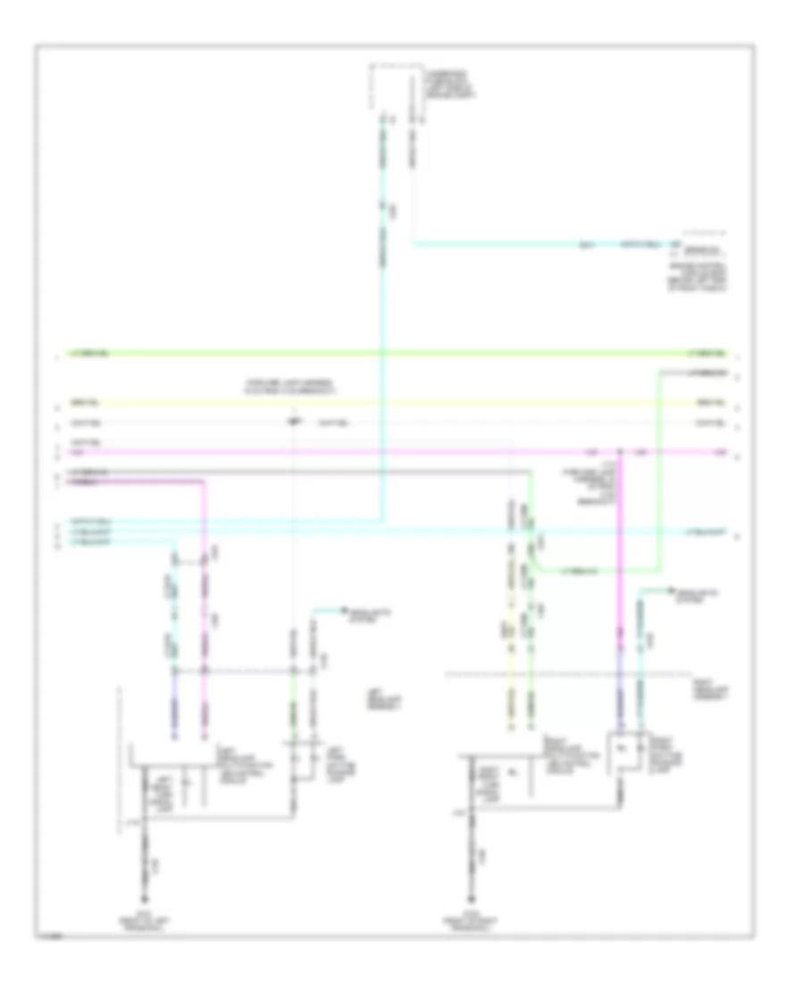 Exterior Lamps Wiring Diagram 2 of 3 for Cadillac EDiscovery 2014