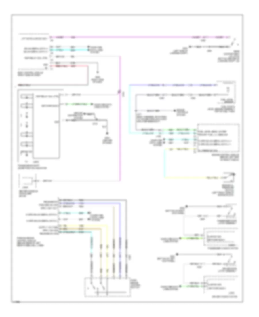 Instrument Cluster Wiring Diagram 2 of 2 for Cadillac EDiscovery 2014