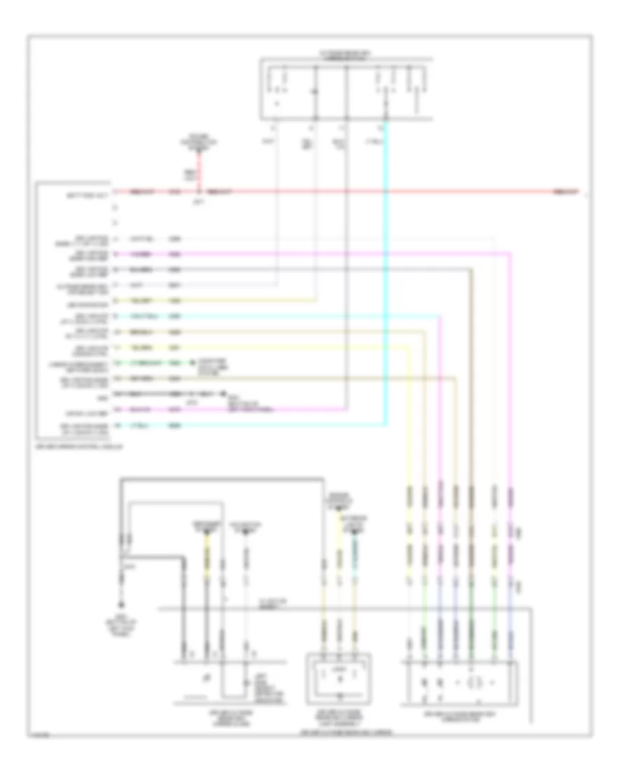 Memory Mirrors Wiring Diagram 1 of 2 for Cadillac EDiscovery 2014