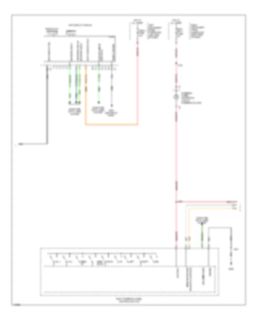 Navigation Wiring Diagram (3 of 5) for Cadillac ELR 2014