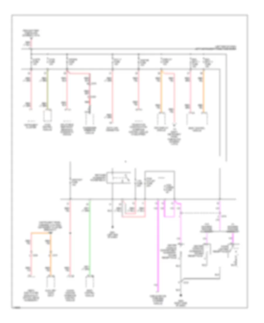 Power Distribution Wiring Diagram (3 of 6) for Cadillac ELR 2014