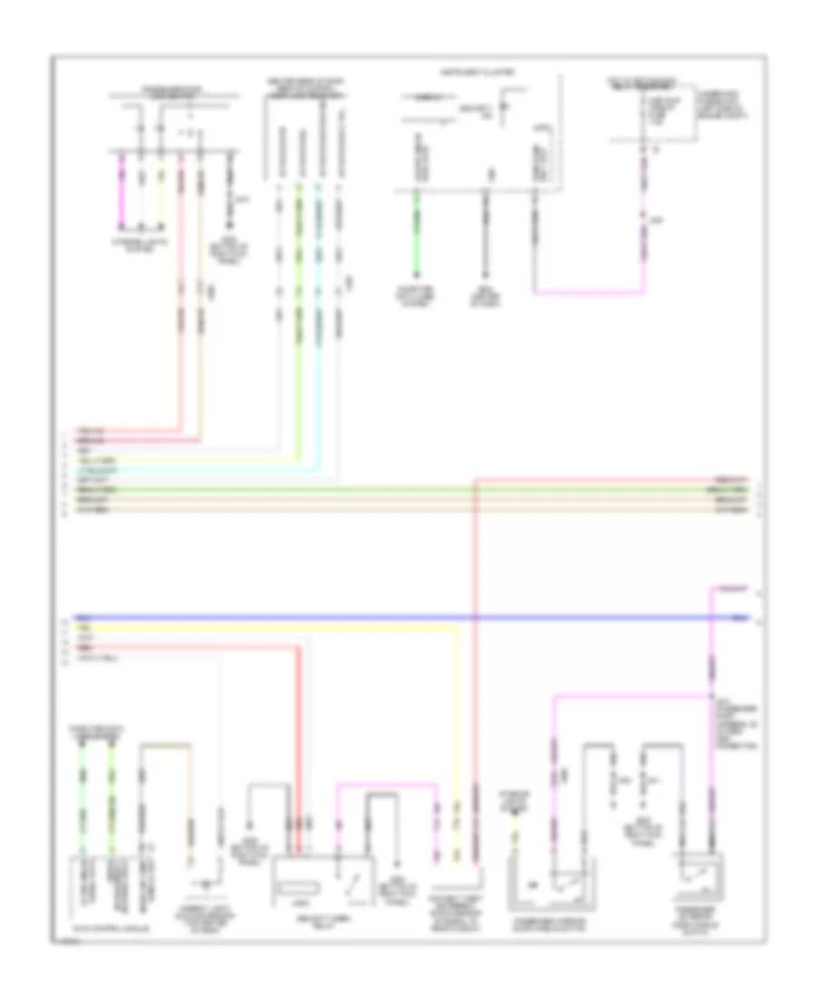 Power Door Locks Wiring Diagram with Passive Keyless Entry 3 of 4 for Cadillac EDiscovery 2014