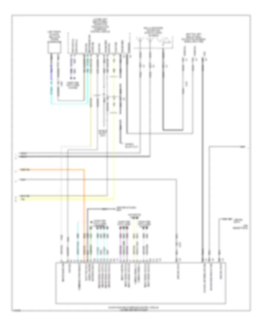 Radio Wiring Diagram 2 of 5 for Cadillac EDiscovery 2014