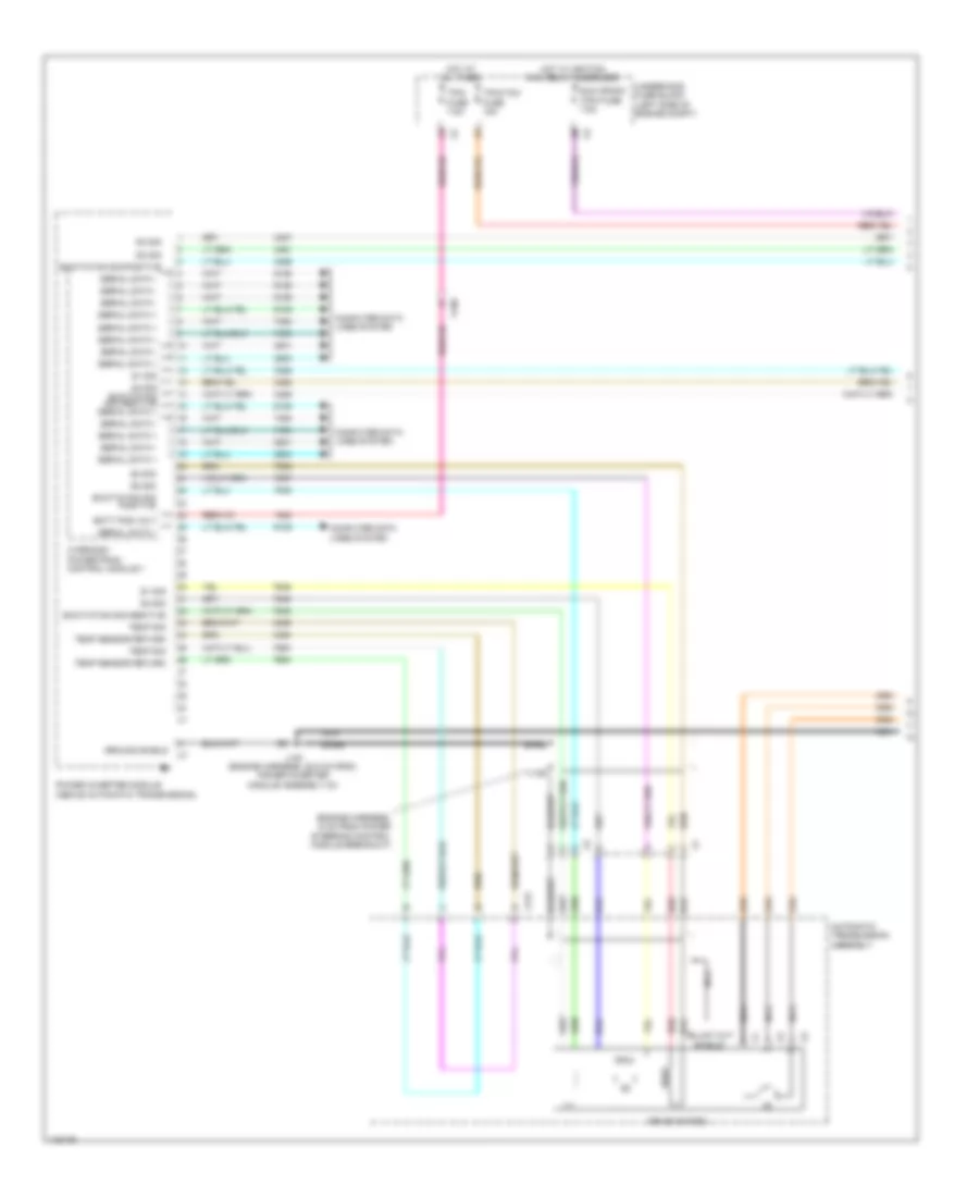 Transmission Wiring Diagram Hybrid 1 of 2 for Cadillac EDiscovery 2014