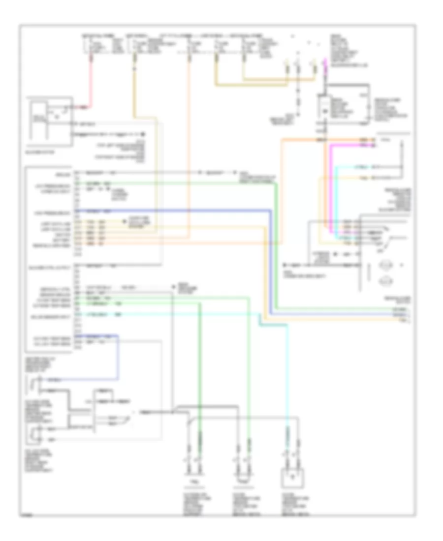 Air Conditioning Wiring Diagrams 1 of 2 for Cadillac Eldorado Touring 1995