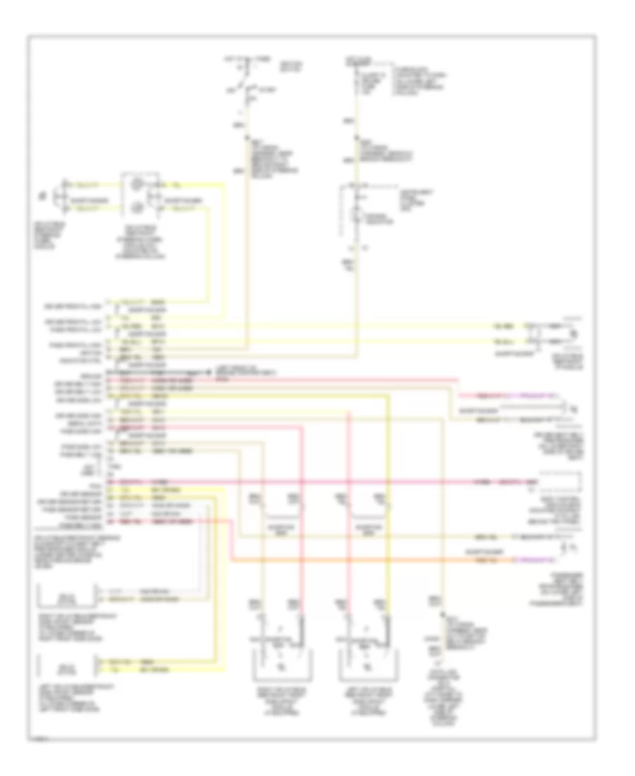 Supplemental Restraint Wiring Diagram for Cadillac Catera 2001
