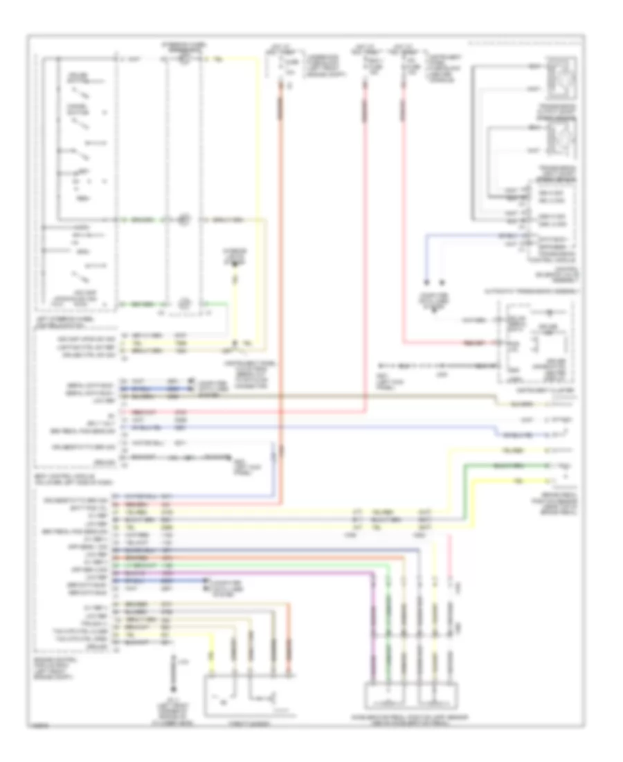 Cruise Control Wiring Diagram for Cadillac SRX 2013