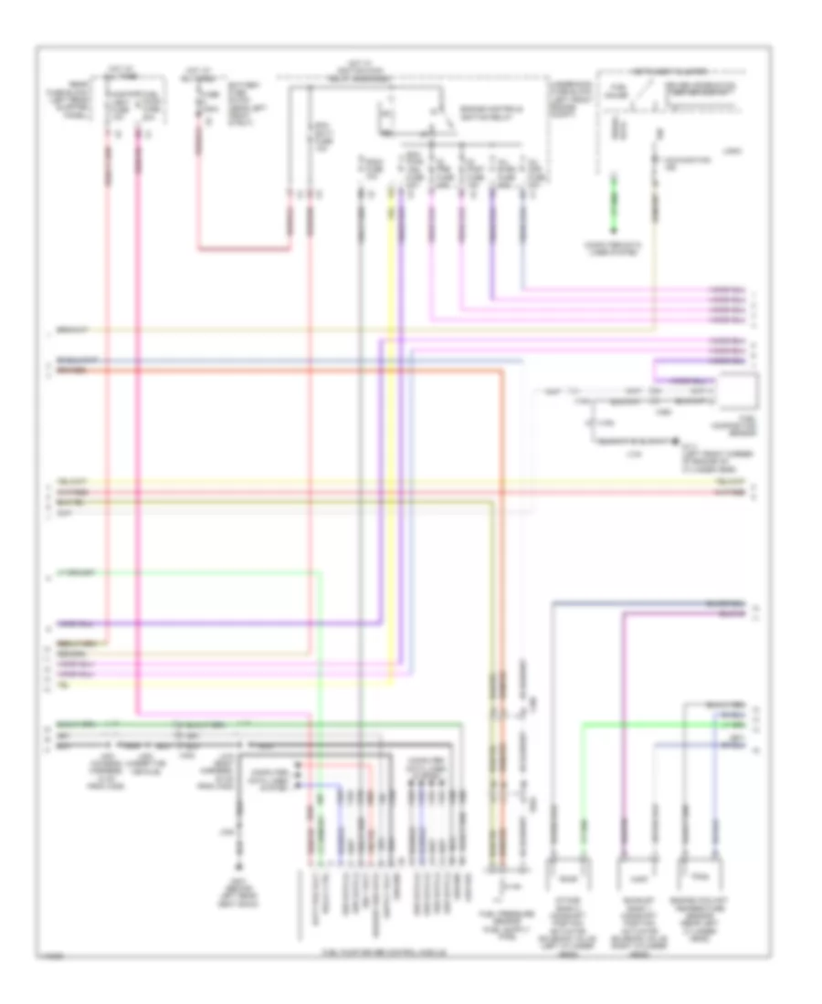 3.6L VIN 3, Engine Performance Wiring Diagram (2 of 5) for Cadillac SRX 2013