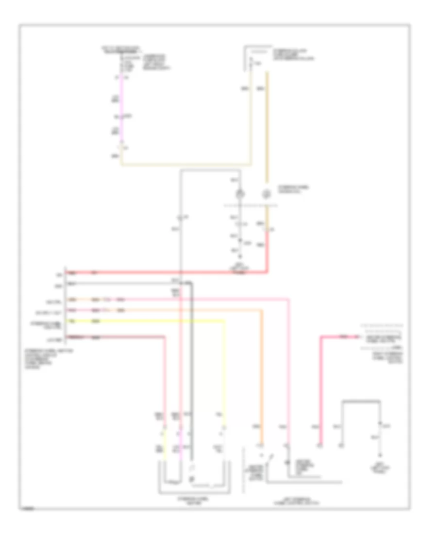 Heated Steering Wheel Wiring Diagram for Cadillac SRX 2013