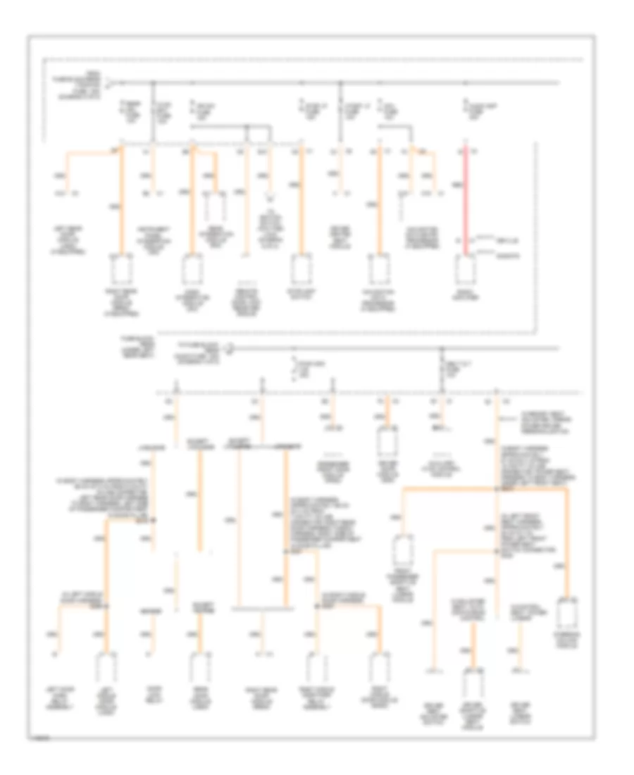 Power Distribution Wiring Diagram 3 of 8 for Cadillac DeVille 2001