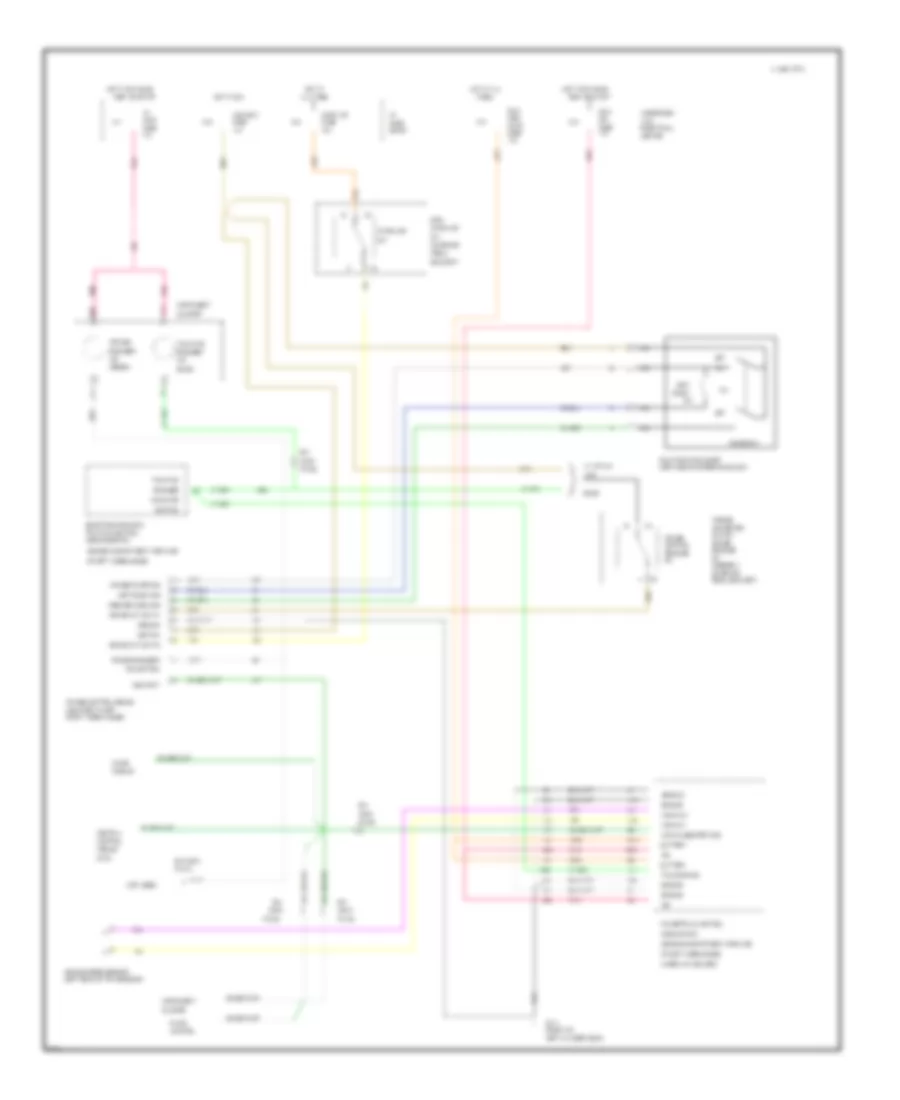 Cruise Control Wiring Diagram for Cadillac Fleetwood Brougham 1995