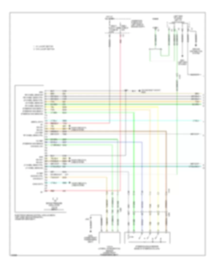 Anti Lock Brake Wiring Diagram, without JD9 (1 of 2) for Cadillac Escalade EXT 2013