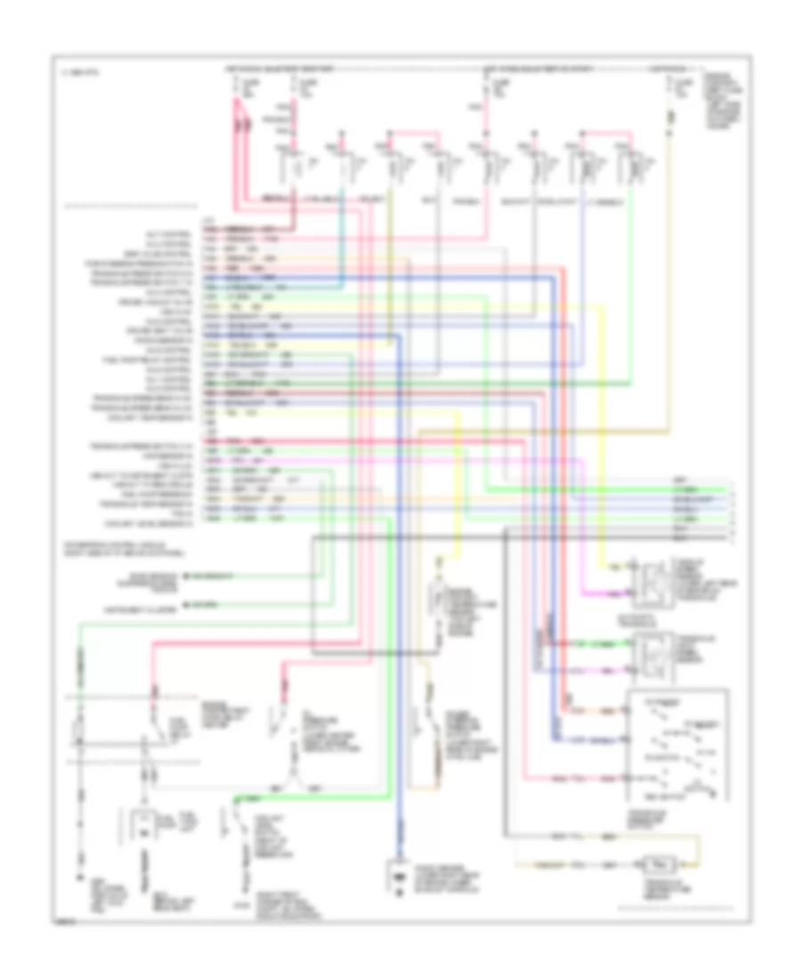 4.6L (VIN Y), Engine Performance Wiring Diagrams (1 of 3) for Cadillac Seville STS 1995