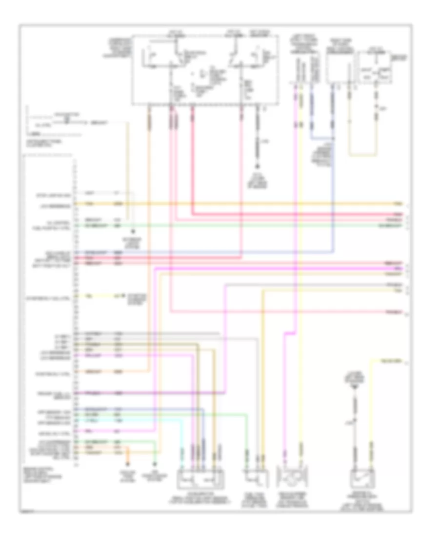4.6L VIN Y, Engine Performance Wiring Diagram (1 of 5) for Cadillac DTS 2010