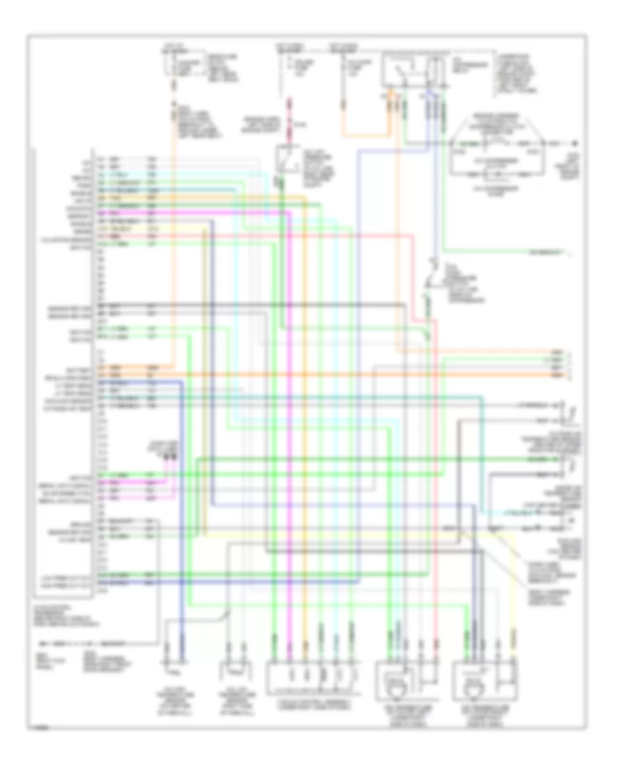 Automatic A C Wiring Diagram 1 of 2 for Cadillac Eldorado ETC 2001