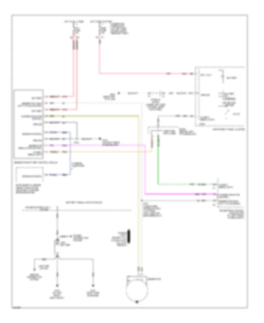 Электросхема Генератора для Chevrolet Silverado 2006 1500
