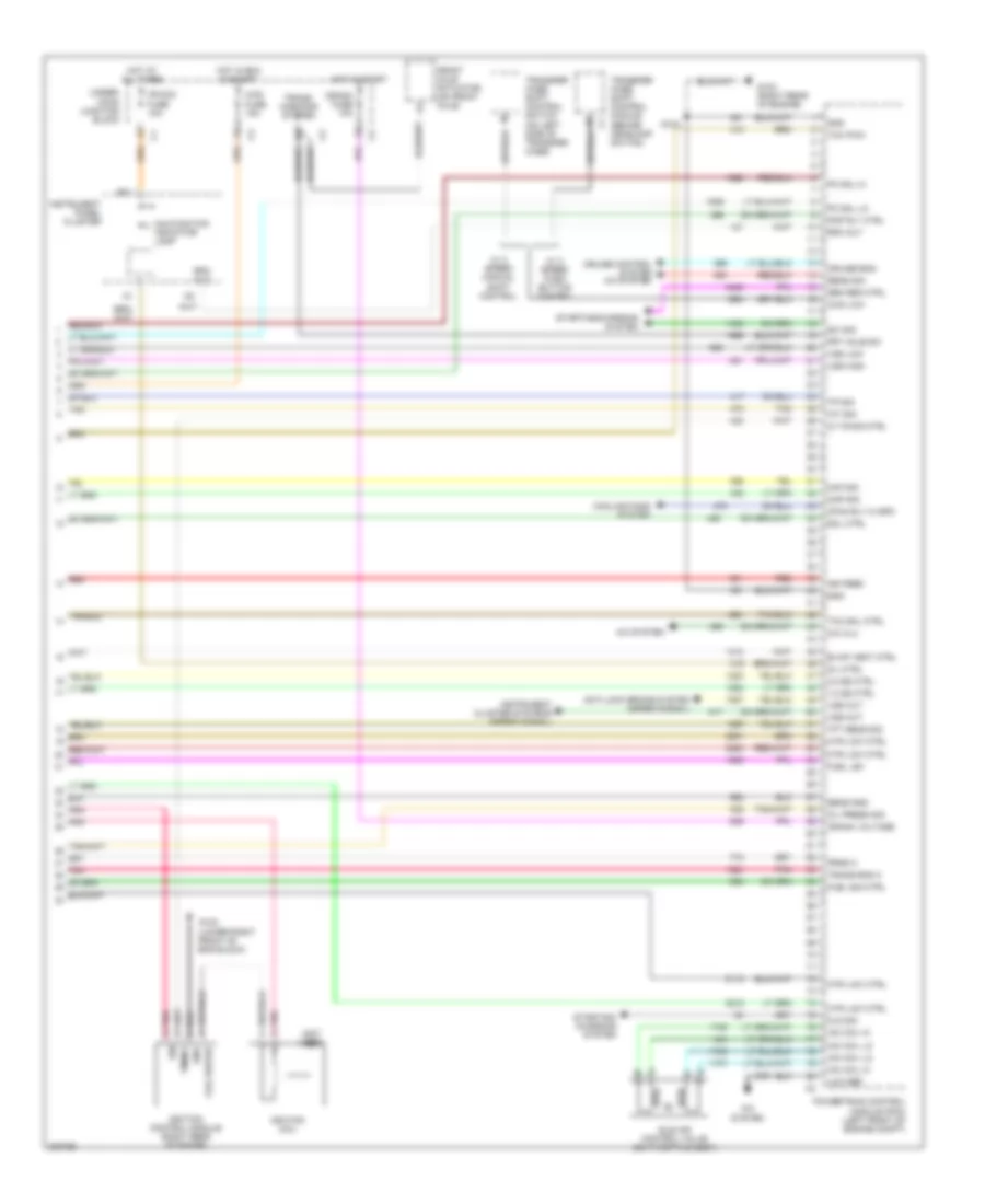 4.3L ВИН X, Электросхема системы управления двигателем (4 из 4) для Chevrolet Silverado 2006 1500