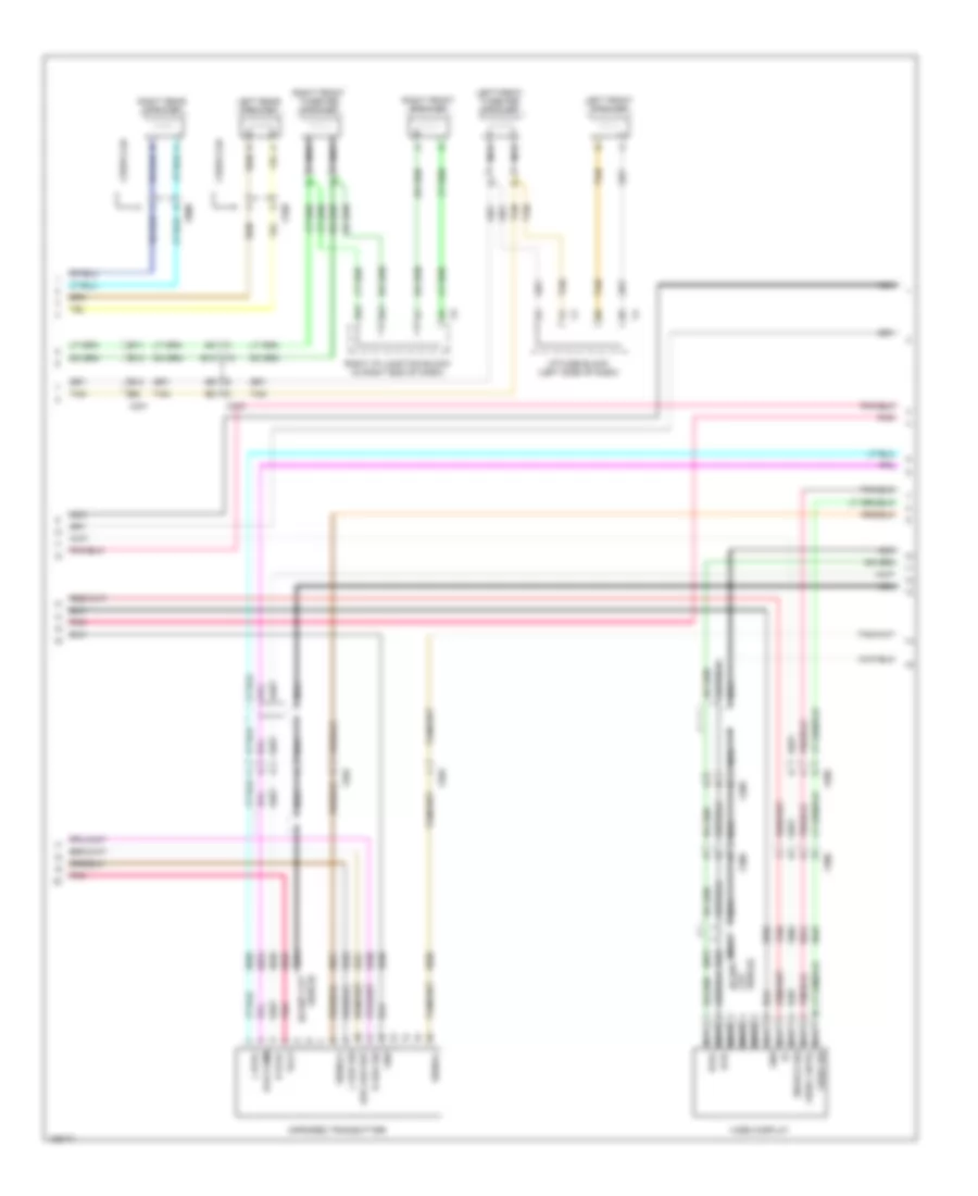 Navigation Wiring Diagram, withUYS & UQA, без Y91 (4 из 5) для Chevrolet Silverado HD LTZ 2014 2500
