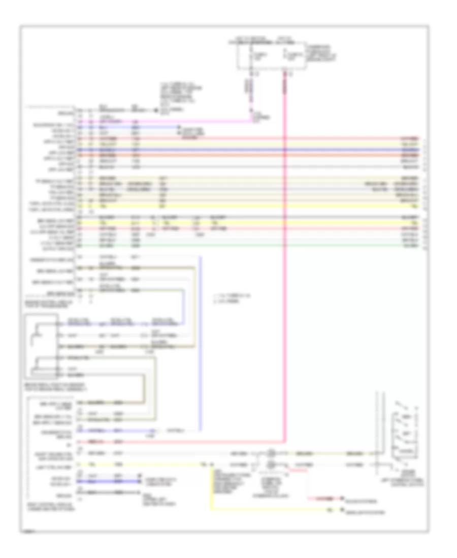 Электросхема системы круизконтроля (1 из 2) для Chevrolet Cruze LS 2014