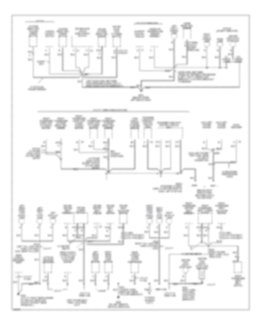 Электросхема подключение массы заземления (3 из 3) для Chevrolet Blazer 2003