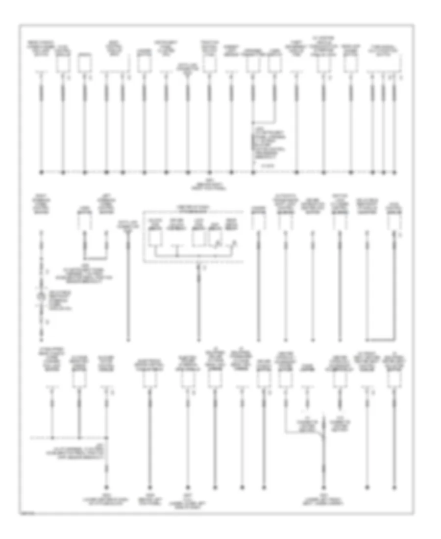 Электросхема подключение массы заземления (2 из 3) для Chevrolet Equinox LTZ 2009