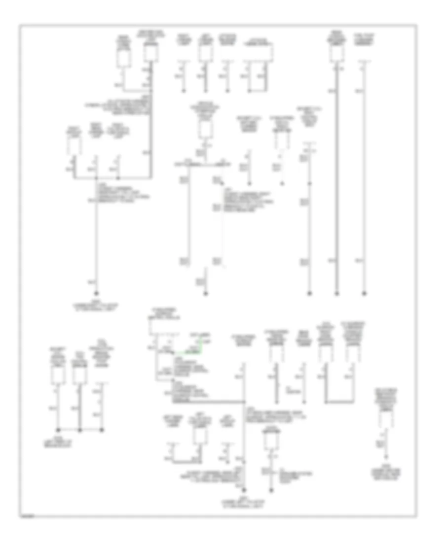 Электросхема подключение массы заземления (3 из 3) для Chevrolet HHR LS 2009