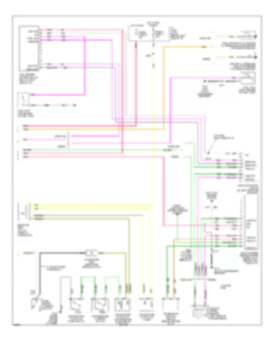 Электросхема панели приборов (2 из 2) для Chevrolet Chevy Express G1997 2500