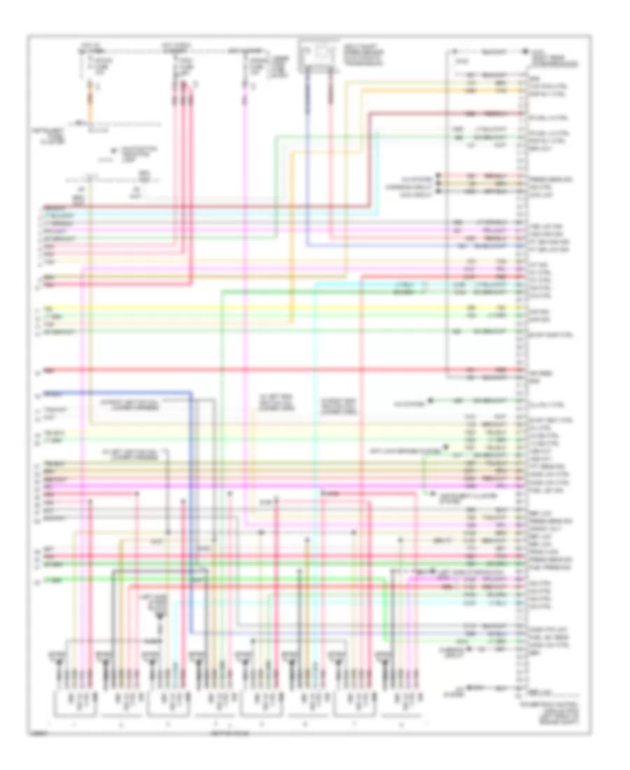 8.1L ВИН Г, Электросхема системы управления двигателем (5 из 5) для Chevrolet Suburban K2006 1500