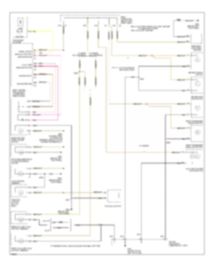 Электросхема подсветки приборов для Chevrolet Chevy Express G2003 2500