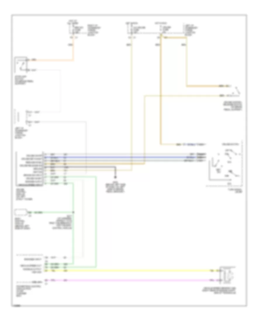 Электросхема системы круизконтроля для Chevrolet Impala 2000