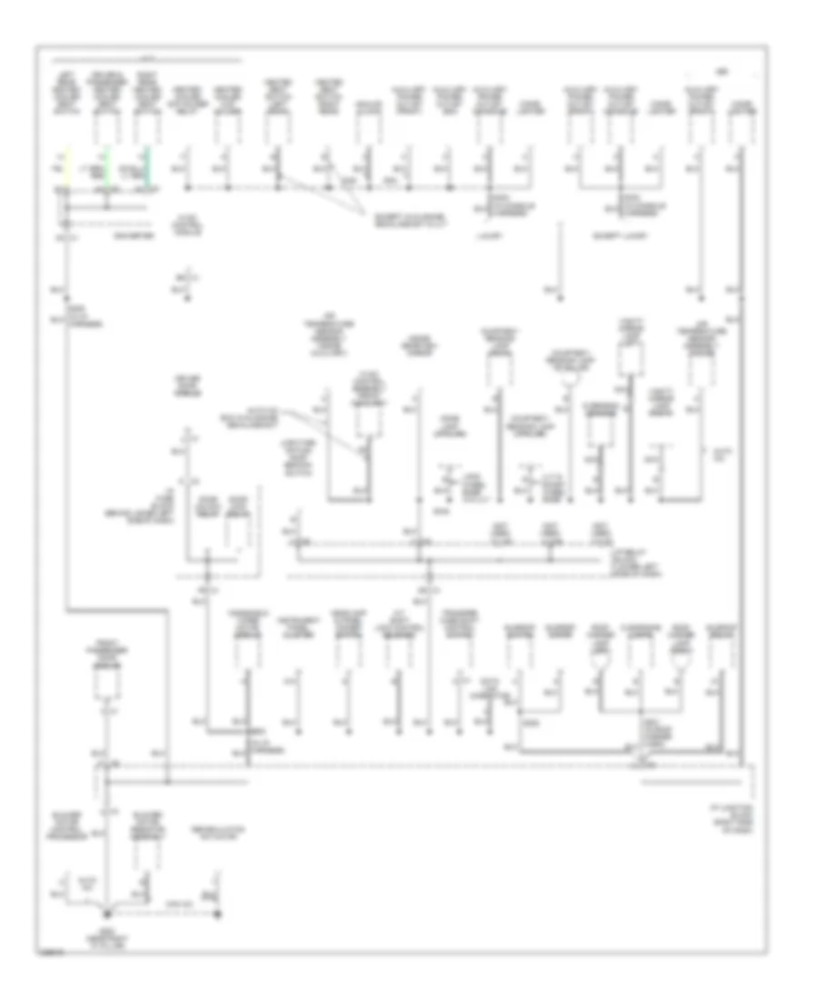 Электросхема подключение массы заземления (3 из 6) для Chevrolet Tahoe 2006