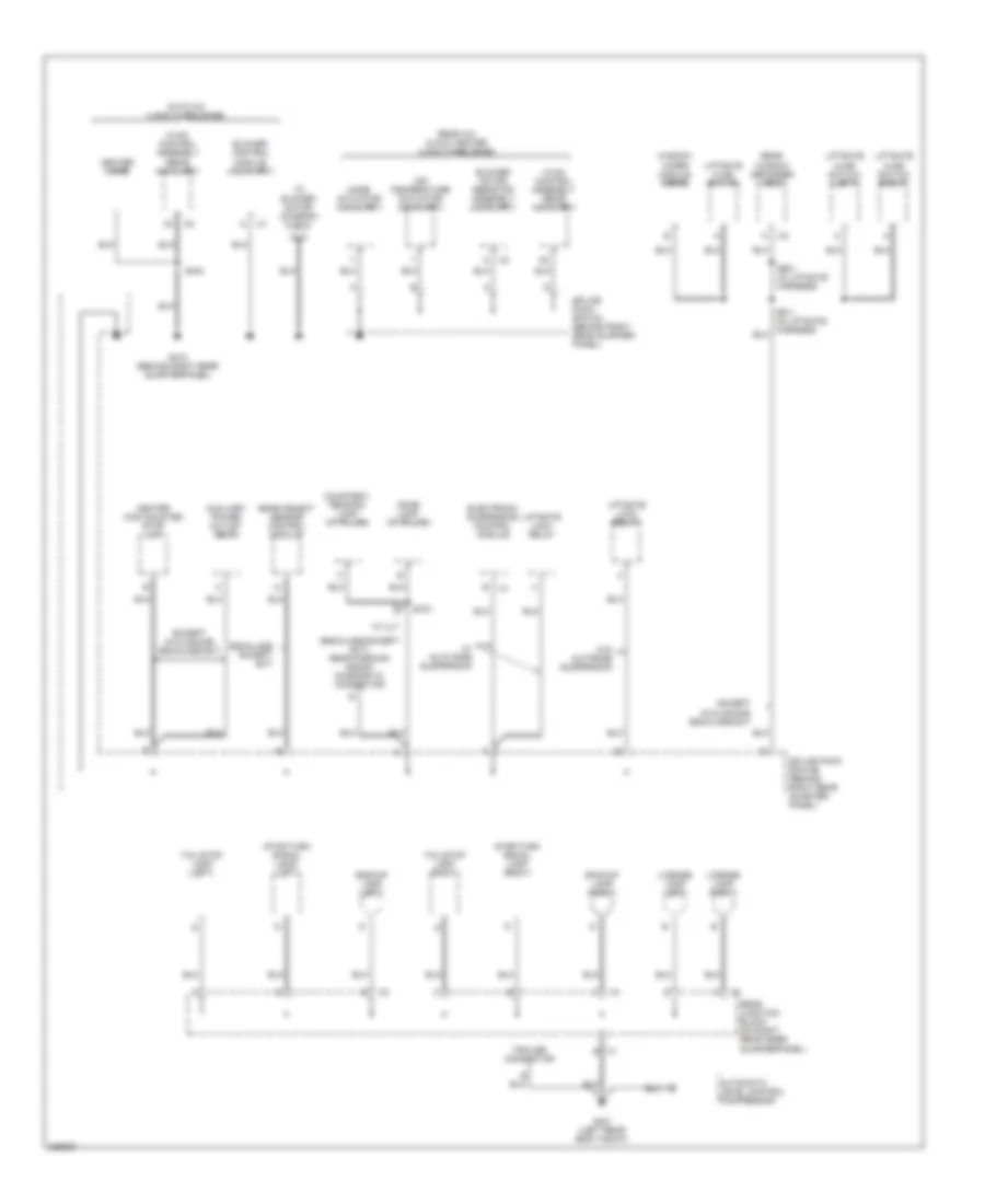 Электросхема подключение массы заземления (5 из 6) для Chevrolet Tahoe 2006