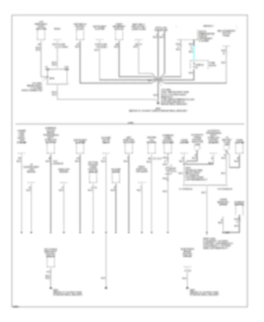 Электросхема подключение массы заземления (2 из 4) для Chevrolet Lumina 1997