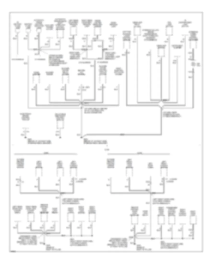 Электросхема подключение массы заземления (3 из 4) для Chevrolet Lumina 1997