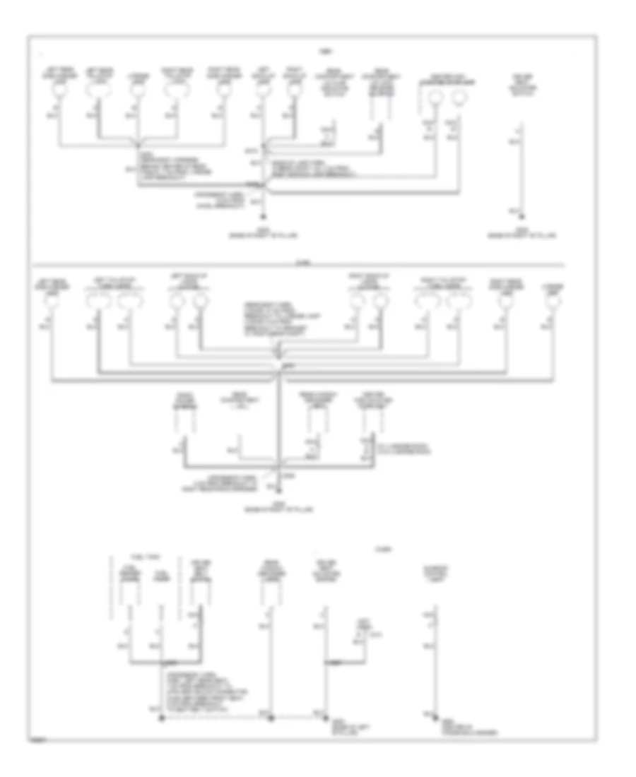 Электросхема подключение массы заземления (4 из 4) для Chevrolet Lumina 1997