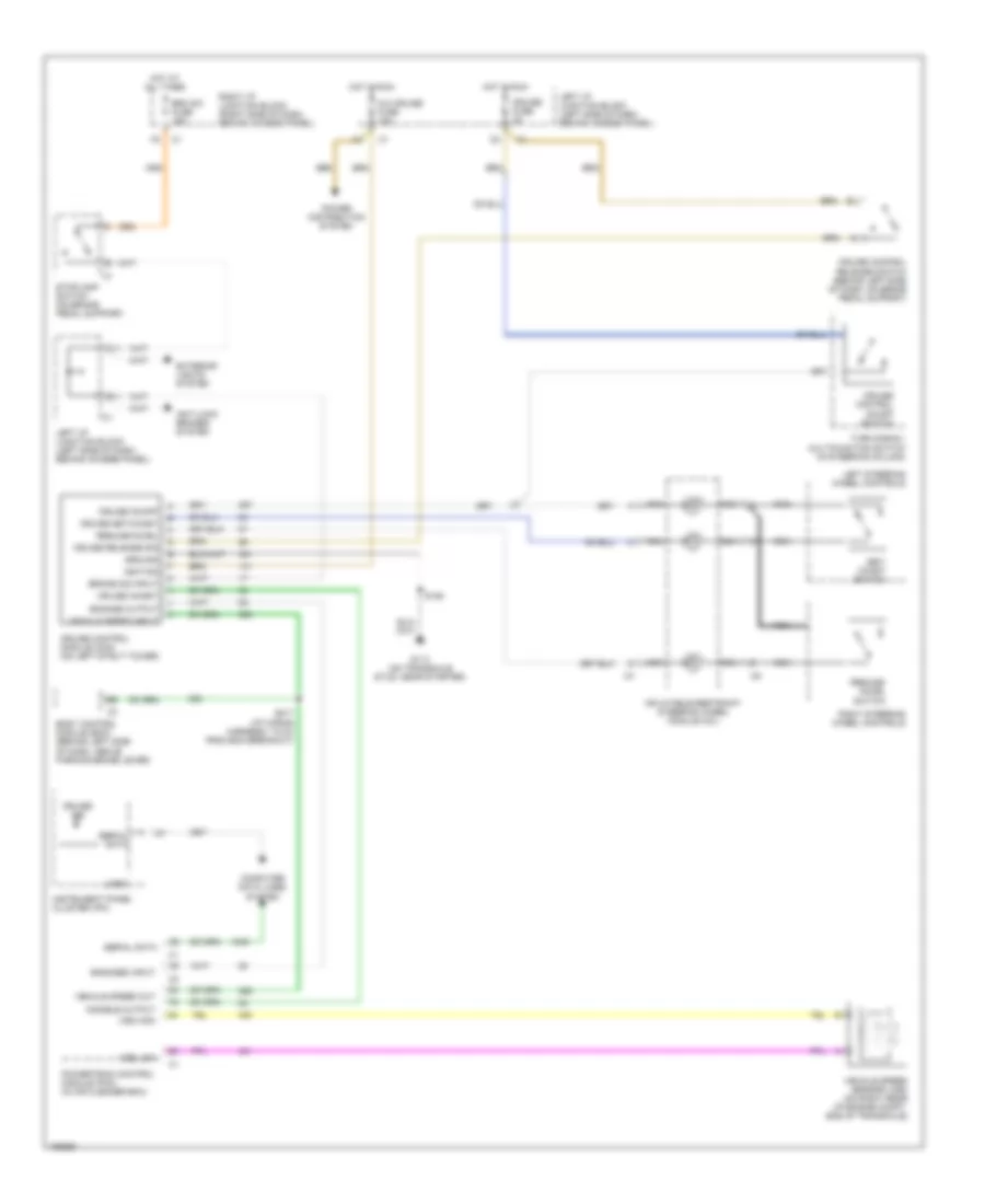 Электросхема системы круизконтроля для Chevrolet Impala 2005
