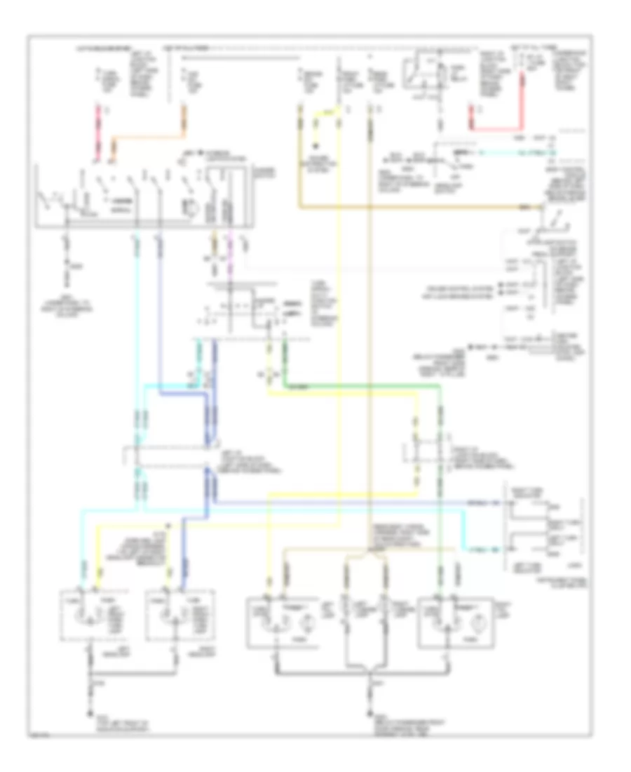 Электросхема внешнего освещения, без полиция Или Выбор Машины технической помощи для Chevrolet Impala 2005