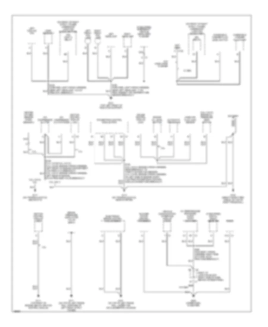 Электросхема подключение массы заземления (1 из 3) для Chevrolet Impala 2005
