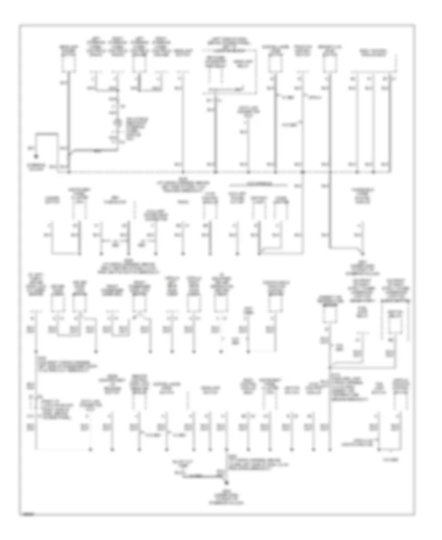 Электросхема подключение массы заземления (2 из 3) для Chevrolet Impala 2005