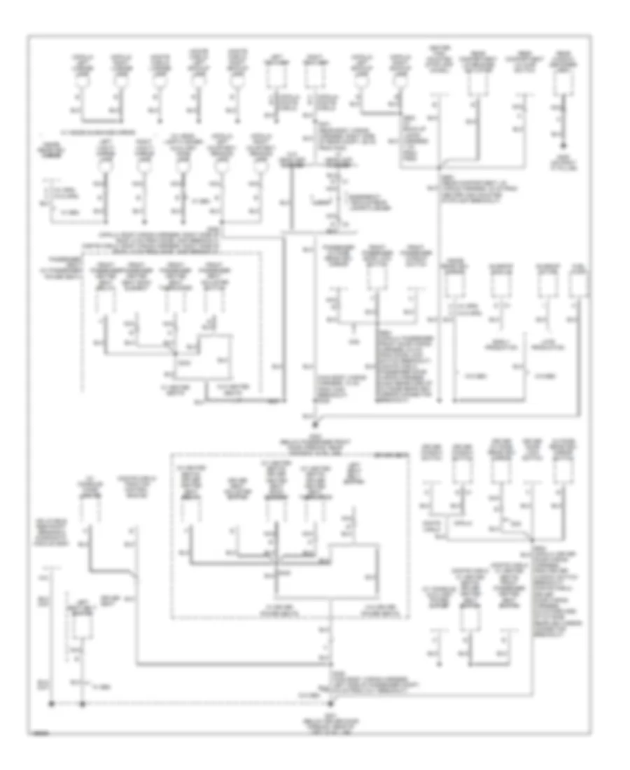 Электросхема подключение массы заземления (3 из 3) для Chevrolet Impala 2005