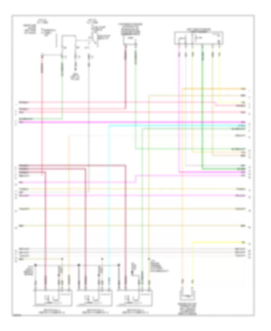 2.4L ВИН Б, Электросхема системы управления двигателем (3 из 5) для Chevrolet Malibu LTZ 2009