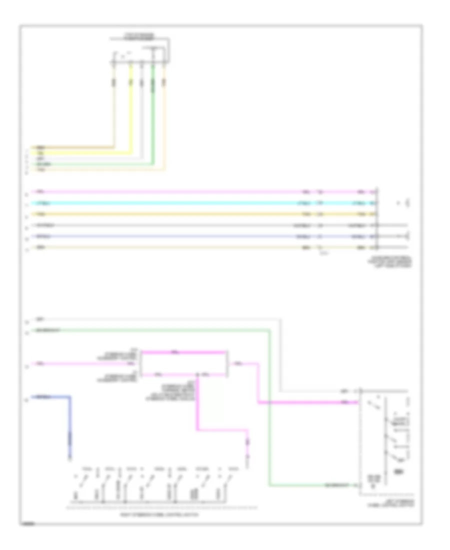 Электросхема системы круизконтроля (2 из 2) для Chevrolet Impala LS 2013
