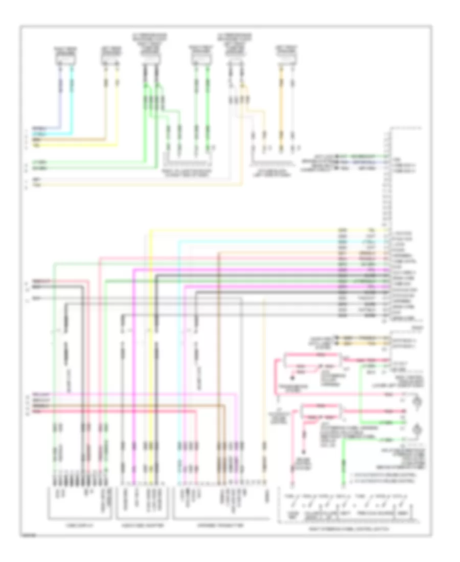 Radio Wiring Diagram, without Y91 & without UQA (3 из 3) для Chevrolet Silverado 2009 1500