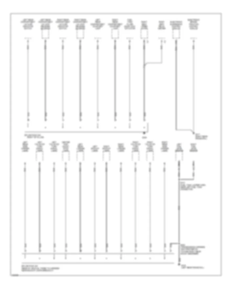 Электросхема подключение массы заземления (3 из 3) для Chevrolet Corvette 1998