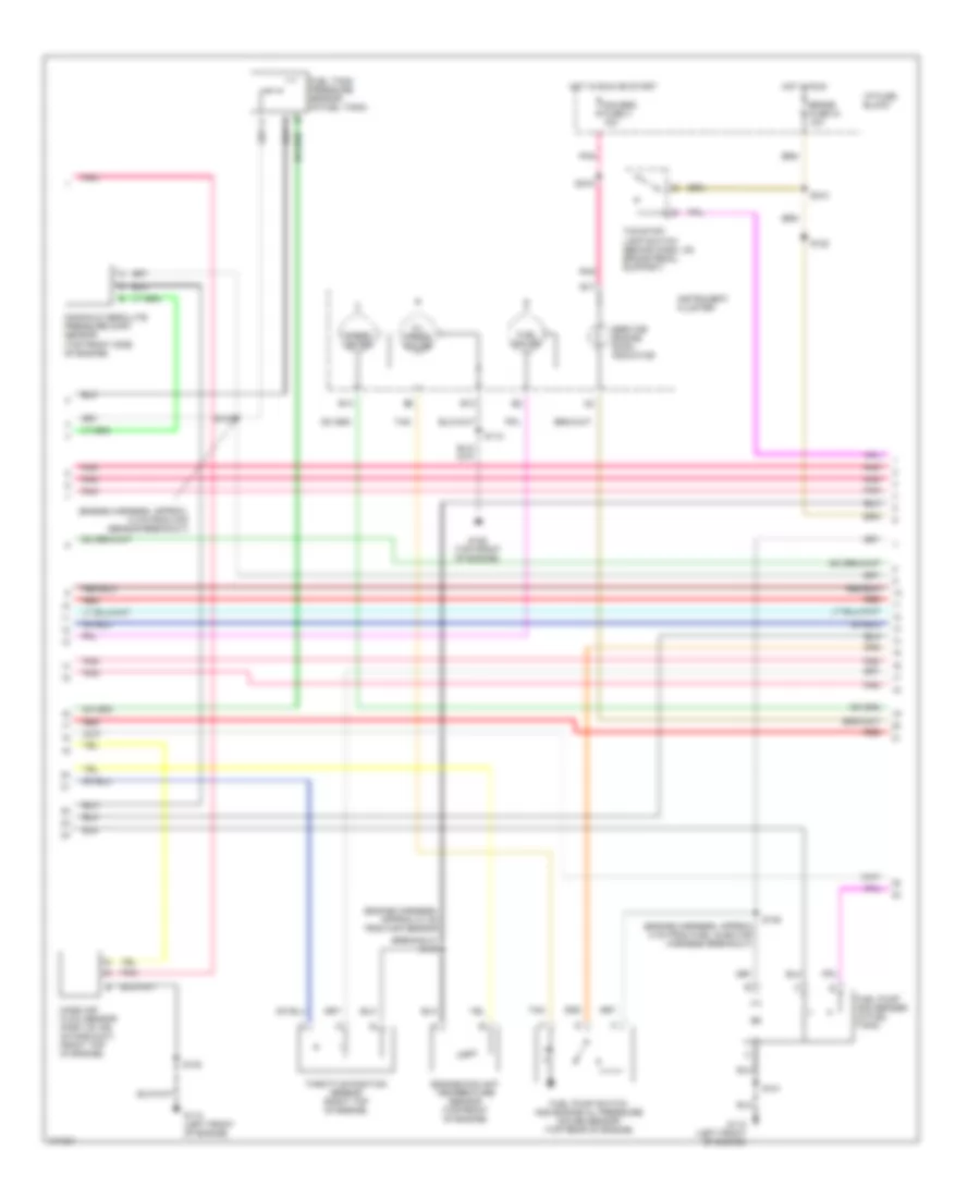 7.4L (VIN J), Электросхема системы управления двигателя (3 из 4) для Chevrolet Cutaway G3500 1998