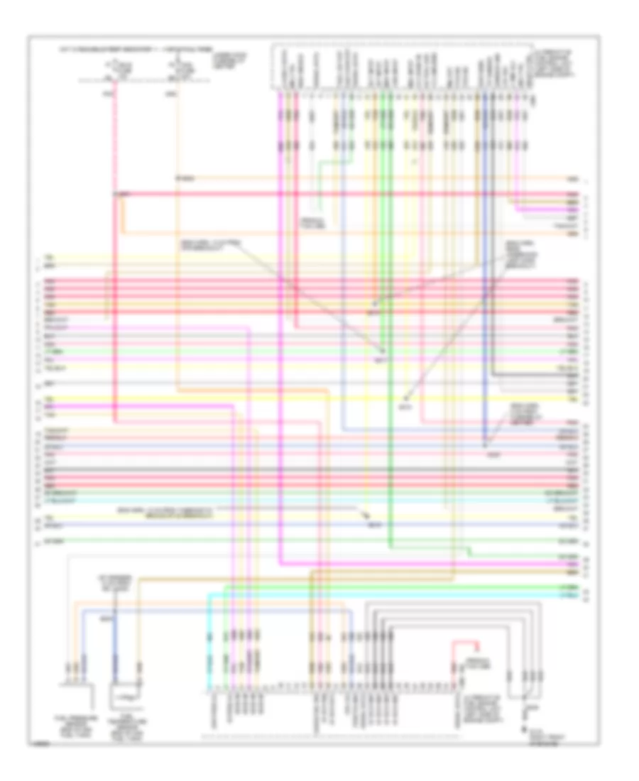 5.7L ВИН К, Электросхема системы управления двигателя (3 из 6) для Chevrolet CHD 2000 3500