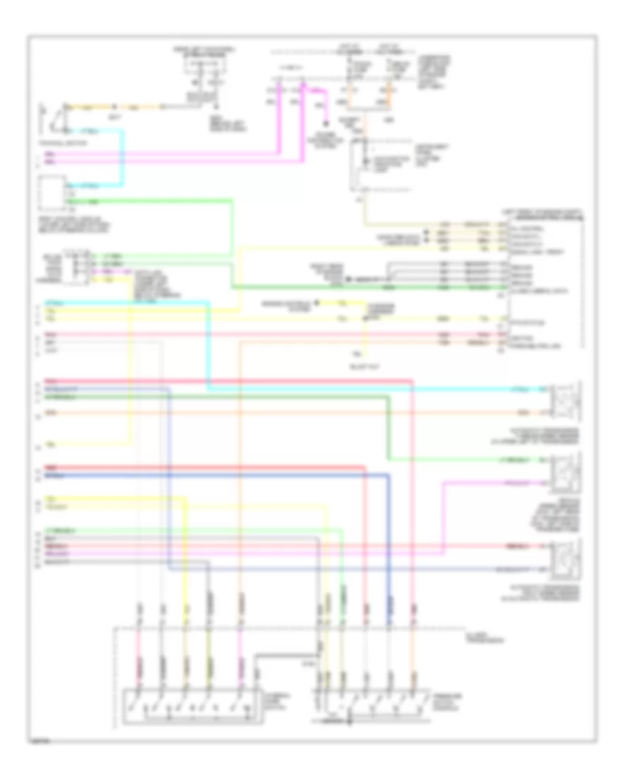 6.6L VIN 2, Электросхема автоматической коробки передач АКПП (2 из 2) для Chevrolet Silverado Classic HD 2007 1500