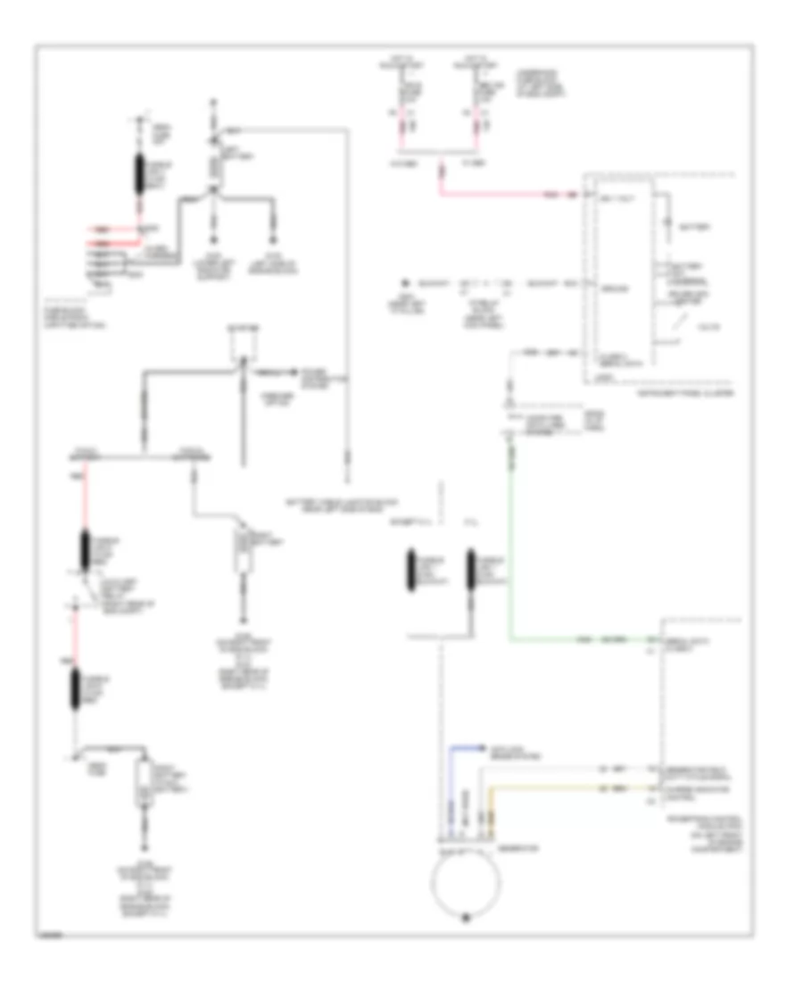 8.1L ВИН Г, Электросхема Генератора для Chevrolet Silverado Classic 2007 3500