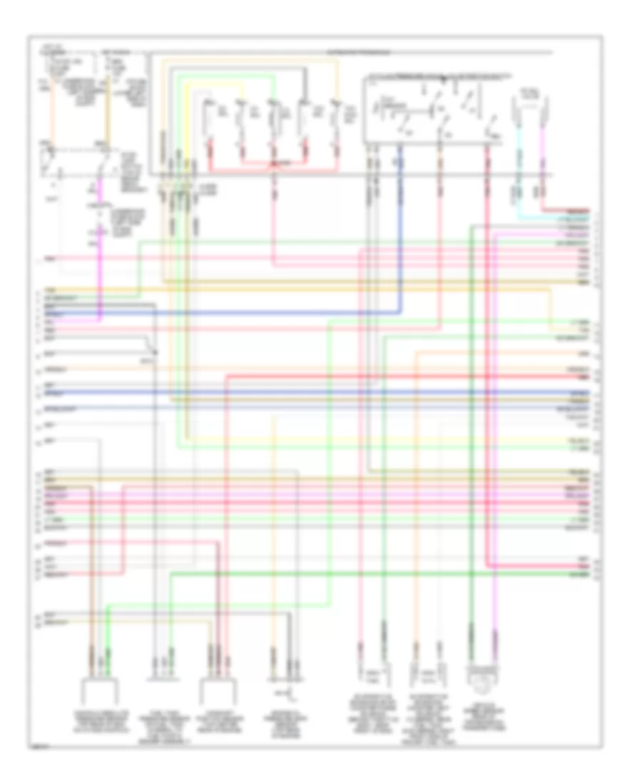 5.3L ВИН Т, Электросхема системы управления двигателем, кроме гибрида (3 из 5) для Chevrolet Silverado Classic 2007 3500