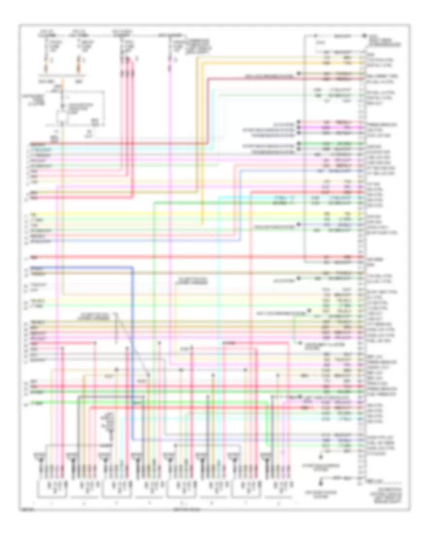 6.0L ВИН У, Электросхема системы управления двигателем (5 из 5) для Chevrolet Silverado Classic 2007 3500